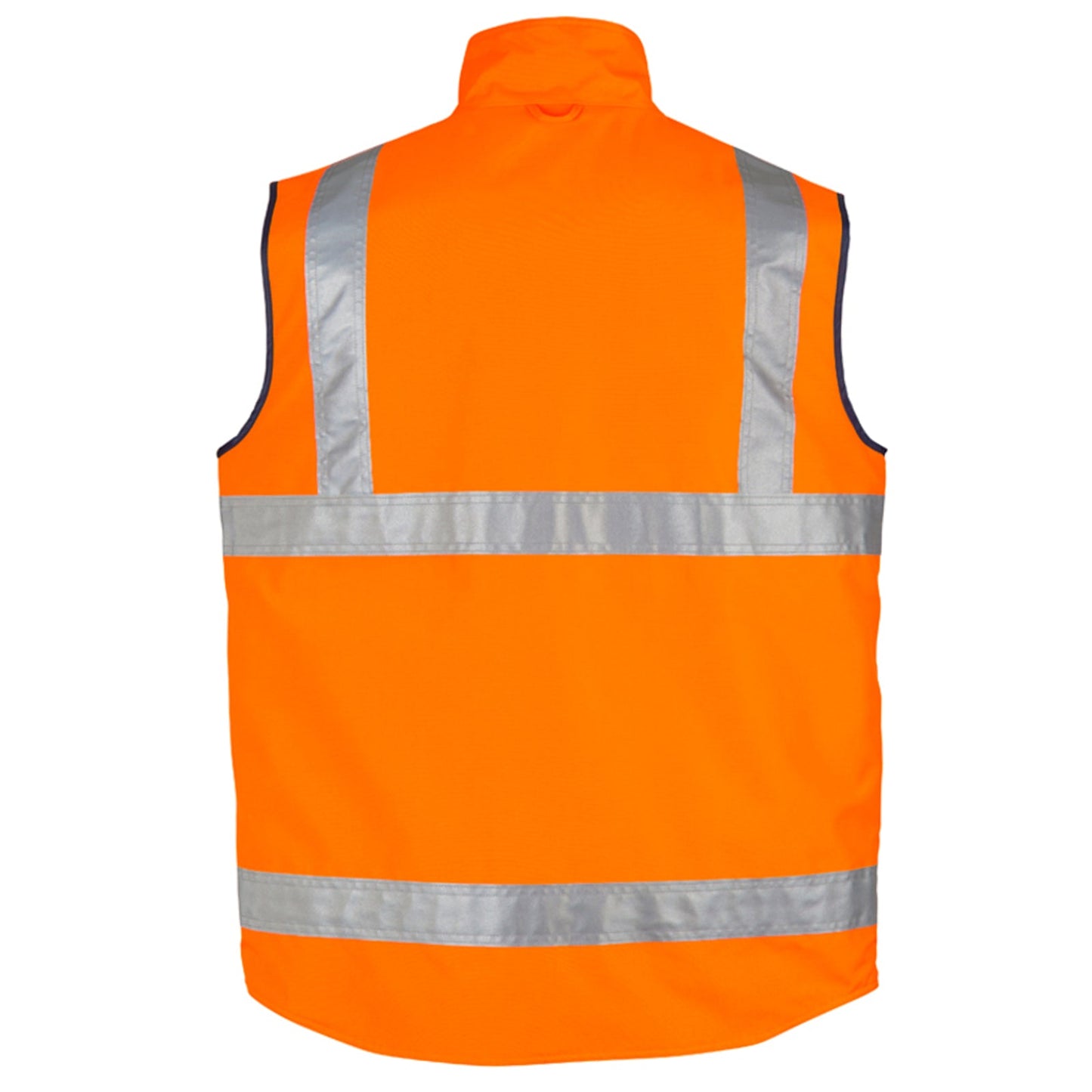 Mens High Visibility Lightweight Fleece Lined Reversible Vest ZV358 - SunSafe Australia
