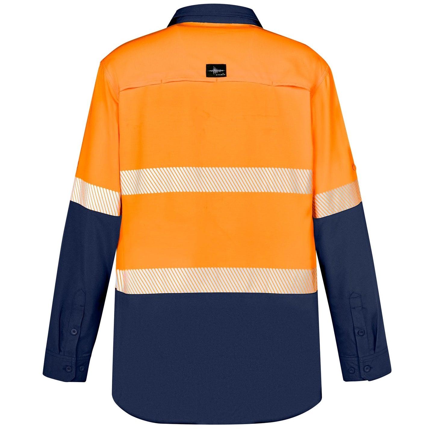 Men's High Visibility Outdoor Segmented Tape Long Sleeve Shirt ZW470 - SunSafe Australia