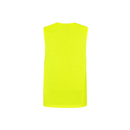 Syzmik Men's High Visibility Sleeveless Tee ZH297 in High Vis Orange