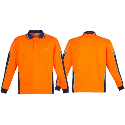 Men's High Visibility Squad Short Sleeve Polo ZH237 - SunSafe Australia