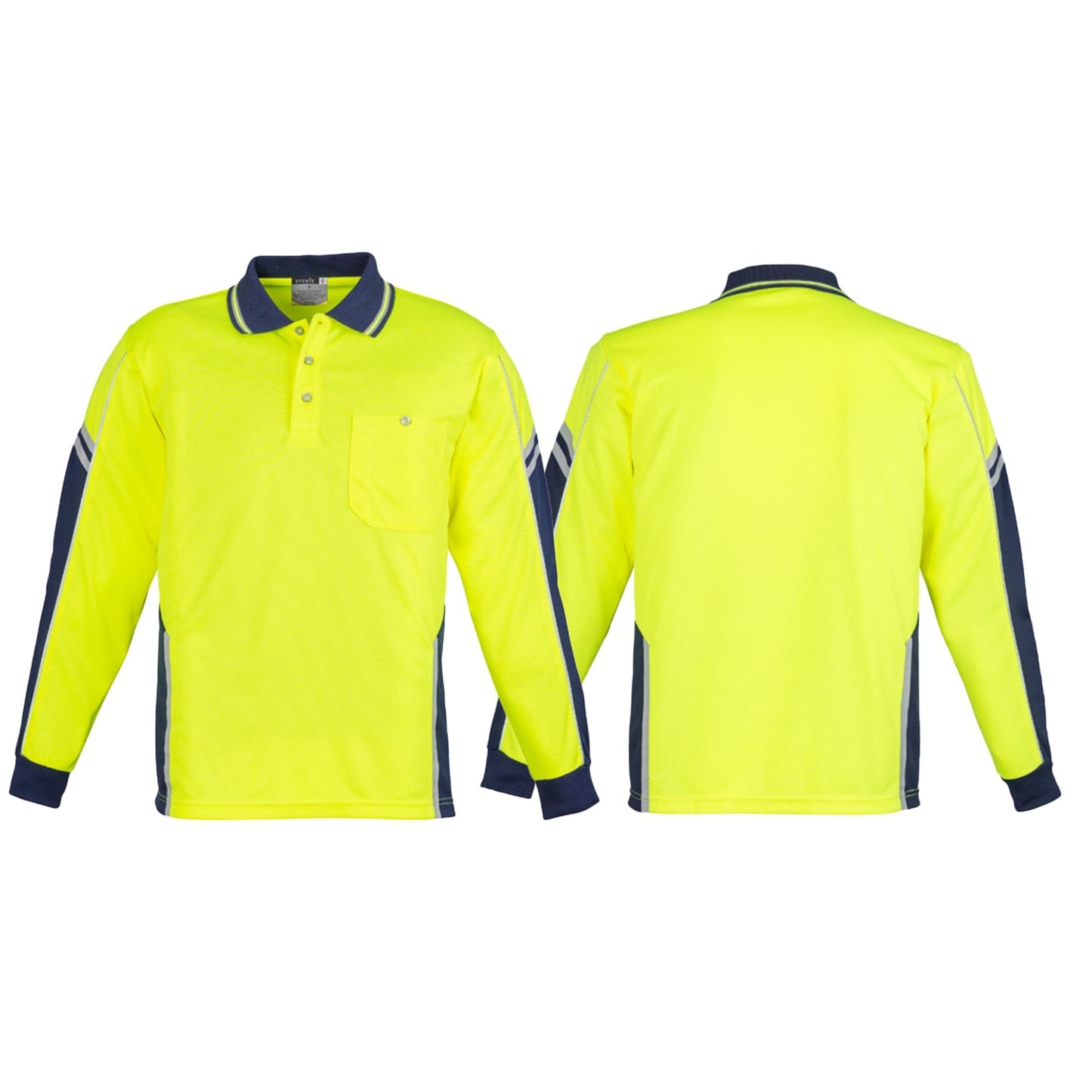 Men's High Visibility Squad Short Sleeve Polo ZH237 - SunSafe Australia