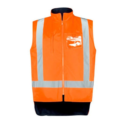 Men's High Visibility X Back Taped 4 in 1 Waterproof Jacket ZJ616 - SunSafe Australia