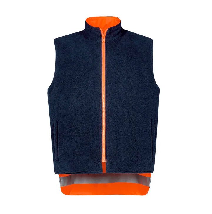 Men's High Visibility X Back Taped 4 in 1 Waterproof Jacket ZJ616 - SunSafe Australia
