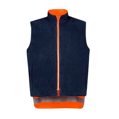 Men's High Visibility X Back Taped 4 in 1 Waterproof Jacket ZJ616 - SunSafe Australia