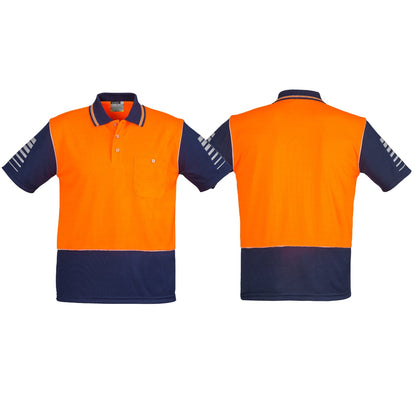 Men's High Visibility Zone Short Sleeve Polo ZH236 - SunSafe Australia