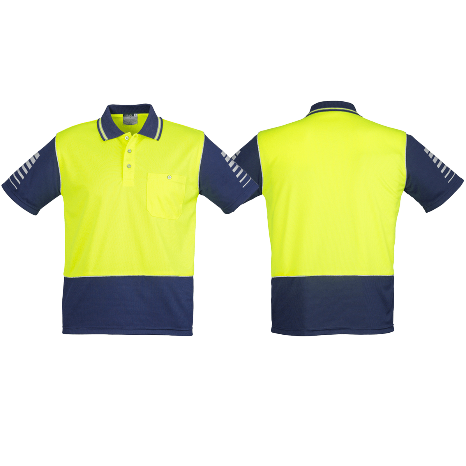 Men's High Visibility Zone Short Sleeve Polo ZH236 - SunSafe Australia