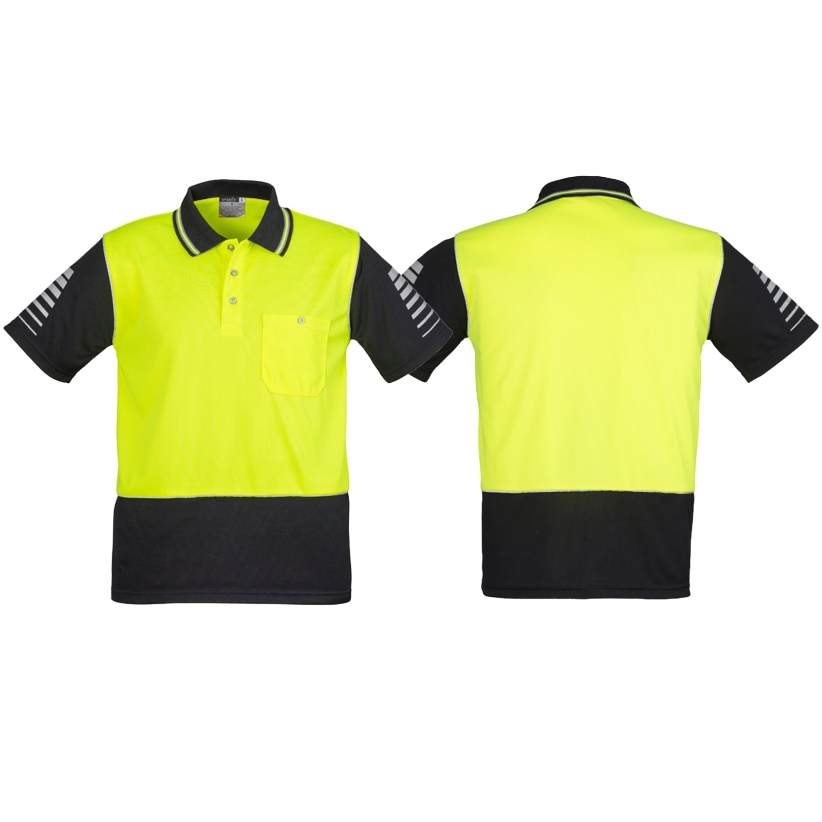 Men's High Visibility Zone Short Sleeve Polo ZH236 - SunSafe Australia