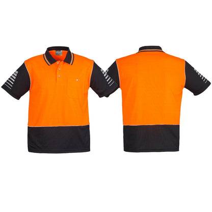 Men's High Visibility Zone Short Sleeve Polo ZH236 - SunSafe Australia