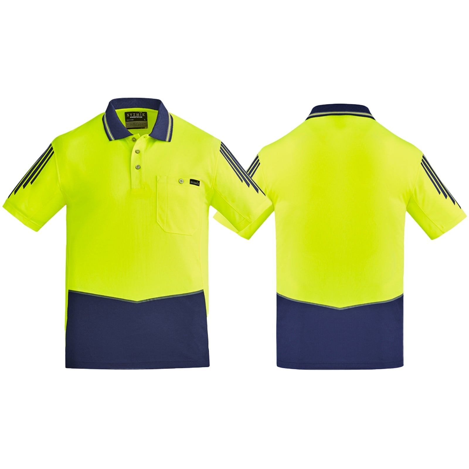 Men's Highly Breathable Flux Short Sleeve Polo ZH315 - SunSafe Australia