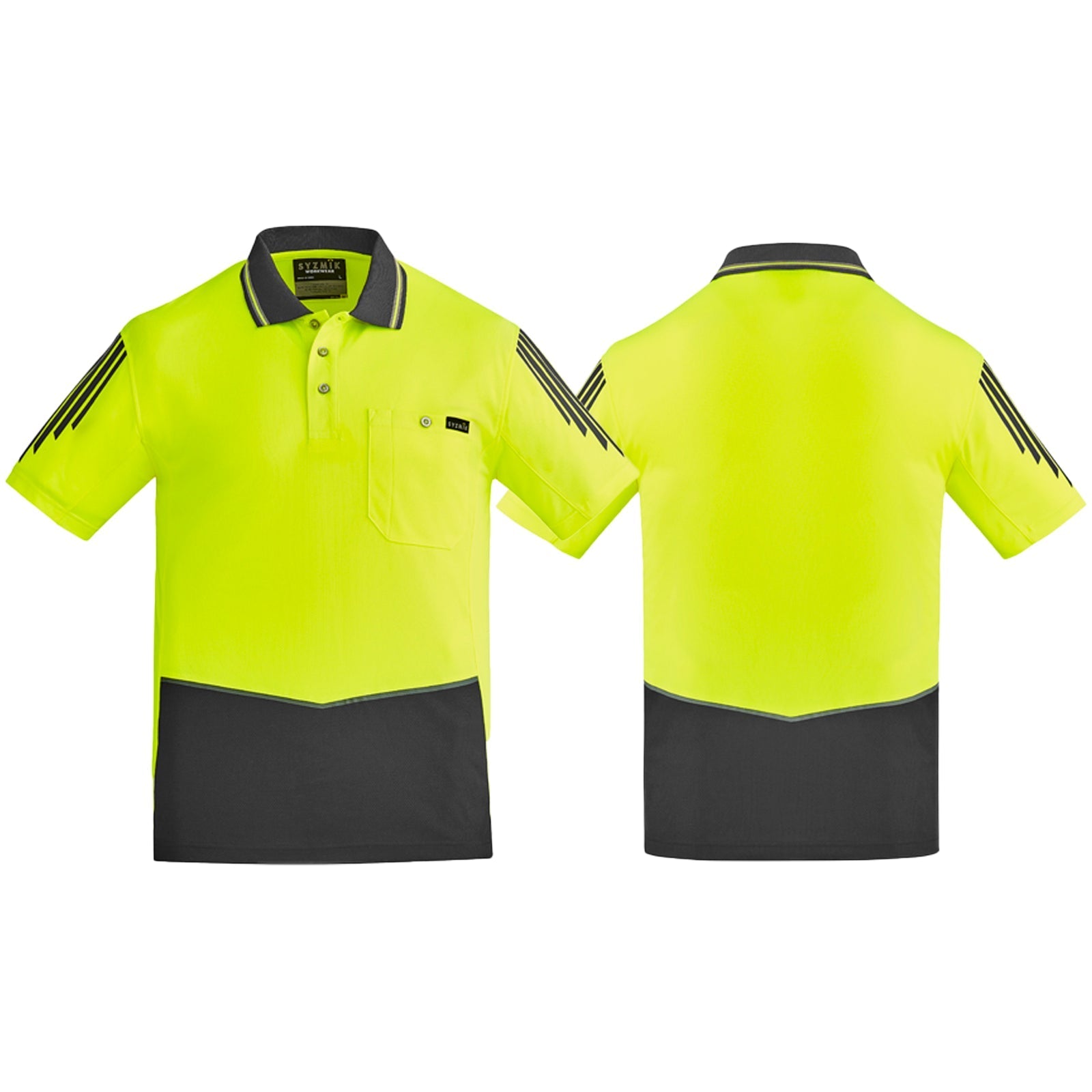 Men's Highly Breathable Flux Short Sleeve Polo ZH315 - SunSafe Australia