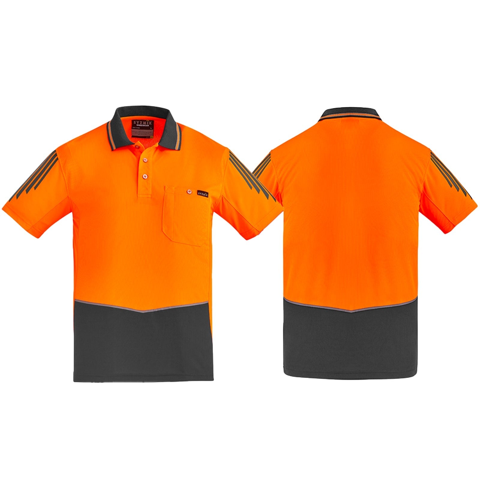 Men's Highly Breathable Flux Short Sleeve Polo ZH315 - SunSafe Australia