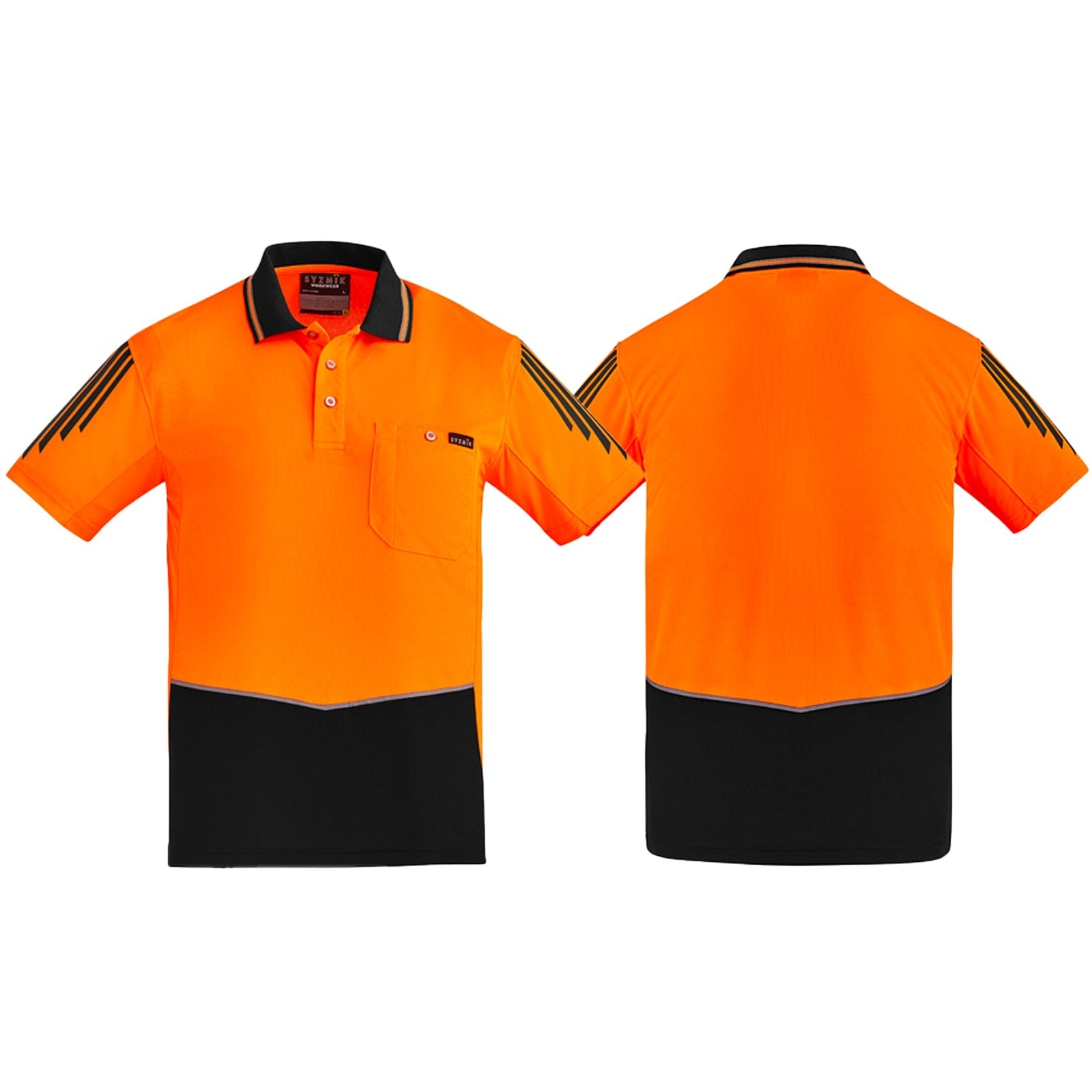 Men's Highly Breathable Flux Short Sleeve Polo ZH315 - SunSafe Australia
