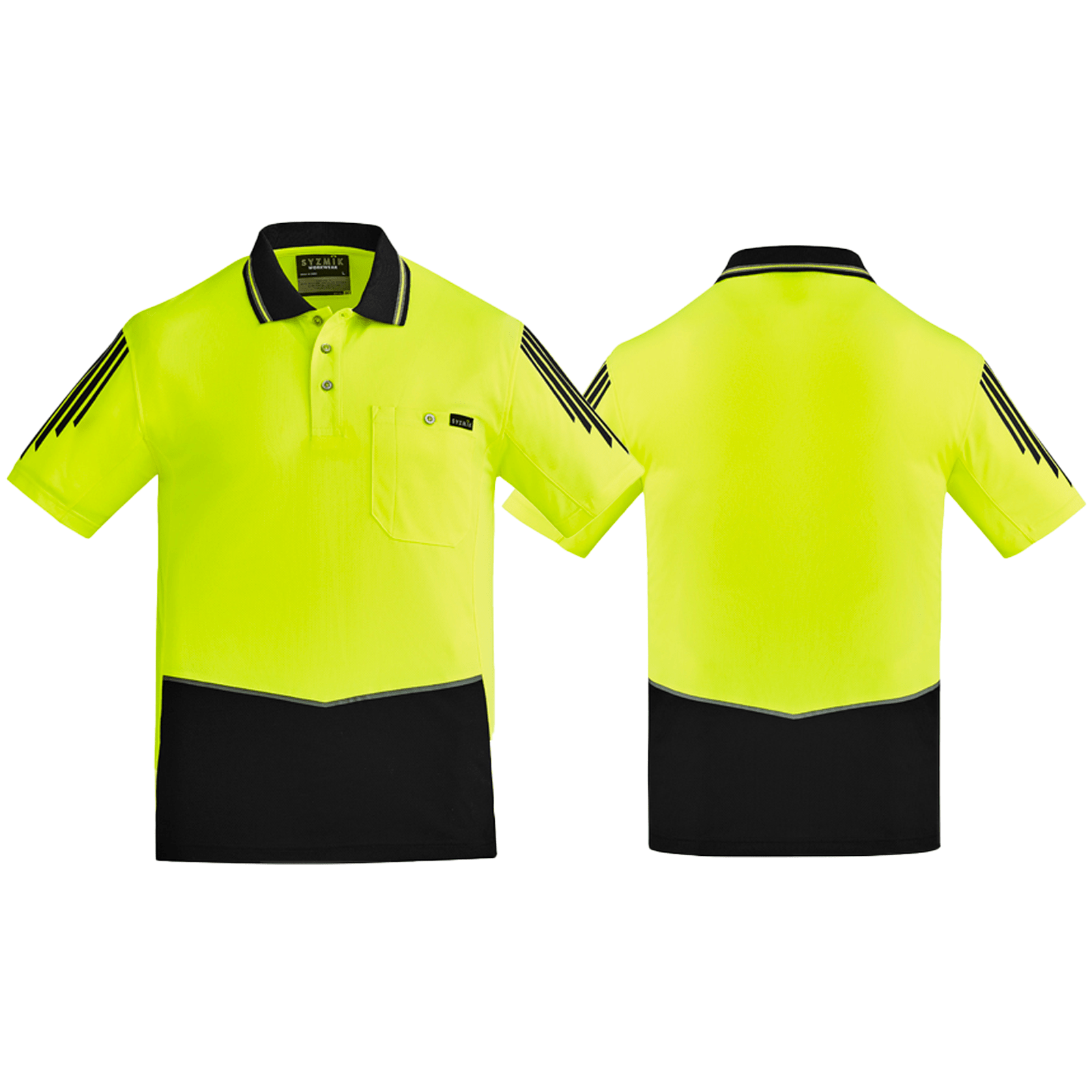 Men's Highly Breathable Flux Short Sleeve Polo ZH315 - SunSafe Australia