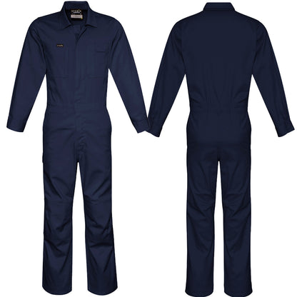 Men's Lightweight Cotton Drill Overall ZC560 - SunSafe Australia