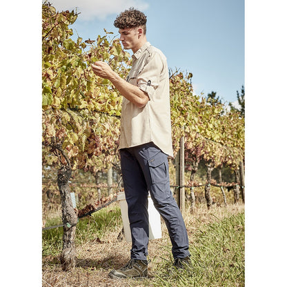 Men’s Lightweight Outdoor Pants – Stretch Nylon with Cargo Pocket - SunSafe Australia