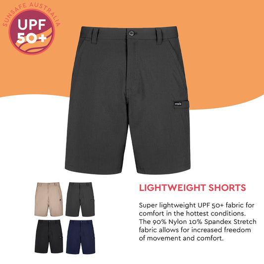 Men's Lightweight Outdoor Shorts ZS180 - SunSafe Australia