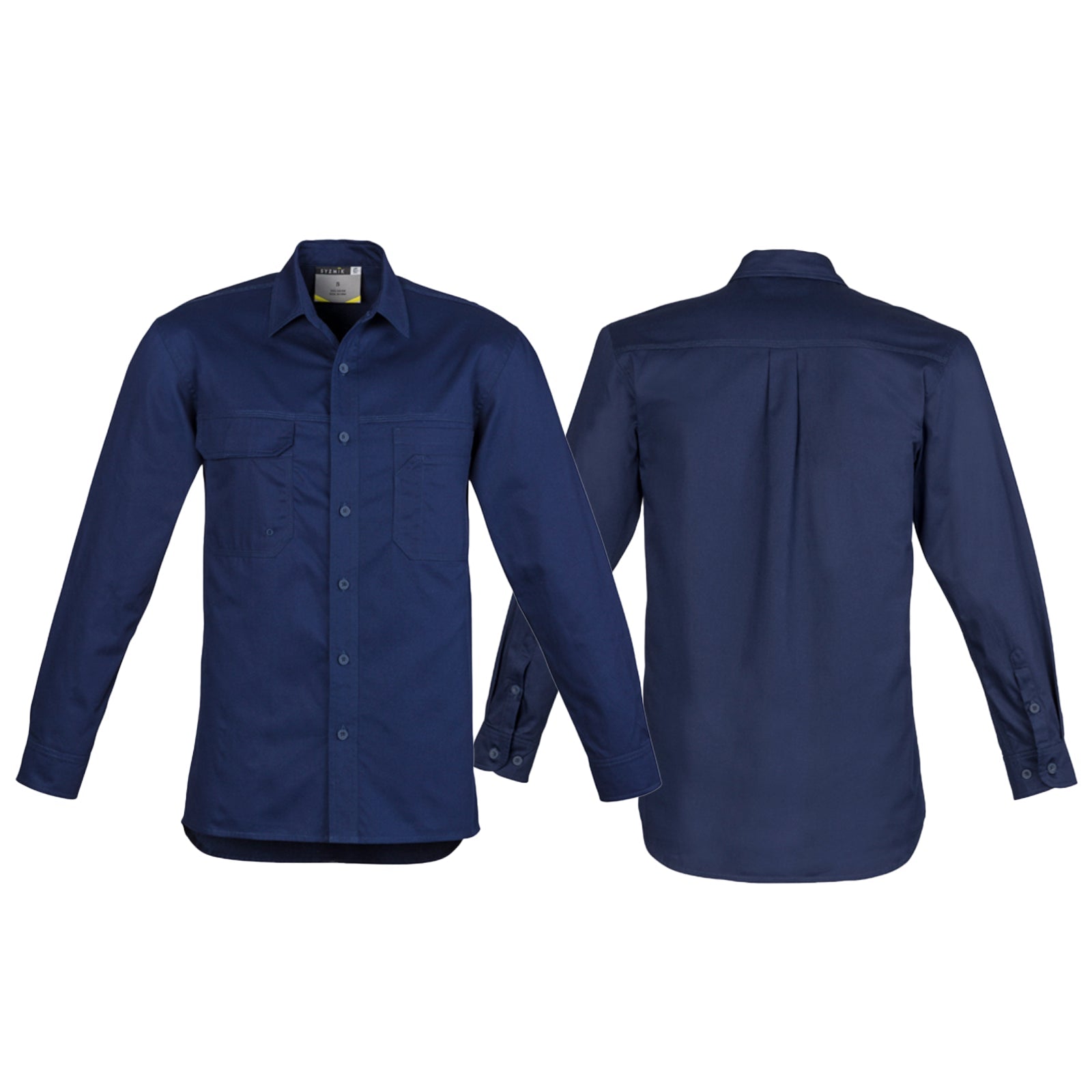 Mens Lightweight Tradie Long Sleeve Shirt ZW121 - SunSafe Australia