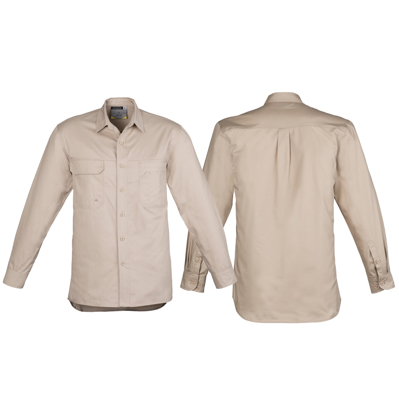Mens Lightweight Tradie Long Sleeve Shirt ZW121 - SunSafe Australia