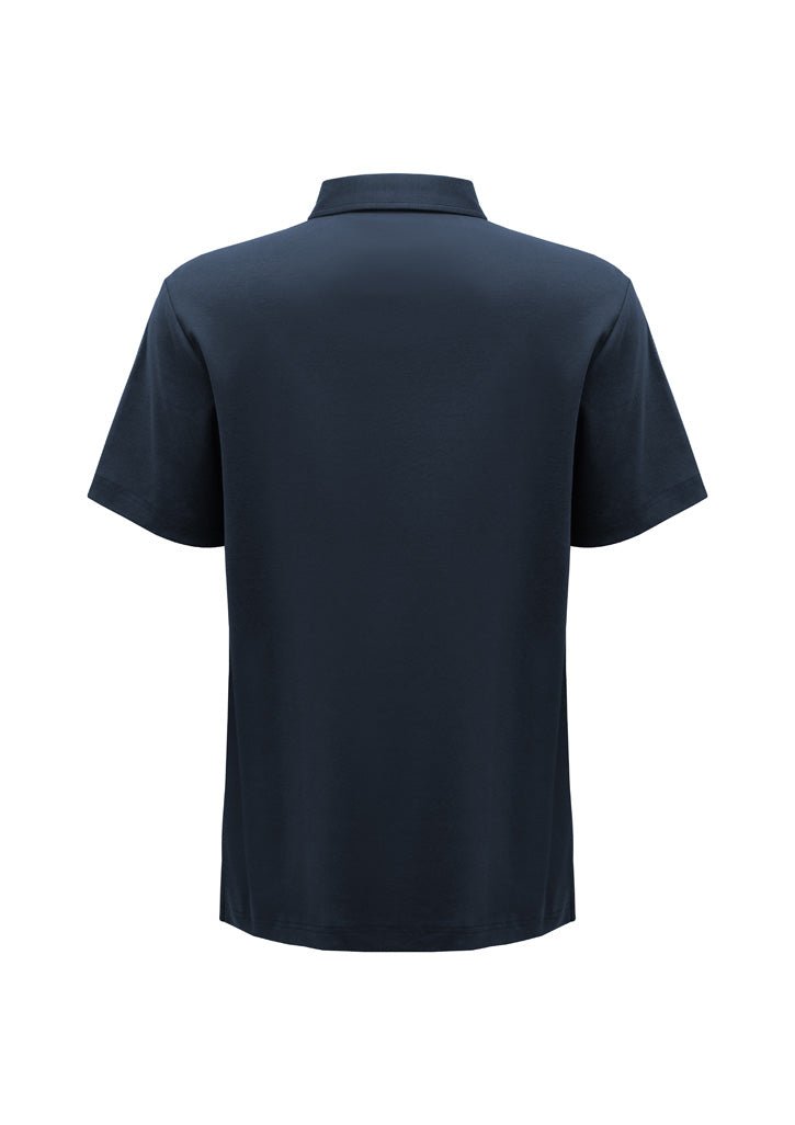 Men's Lotus Short Sleeve Polo UPF 50+ in Navy