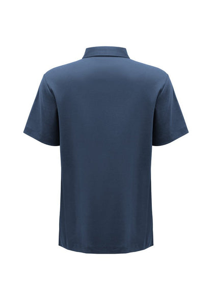 Men's Lotus Short Sleeve Polo UPF 50+ in Black