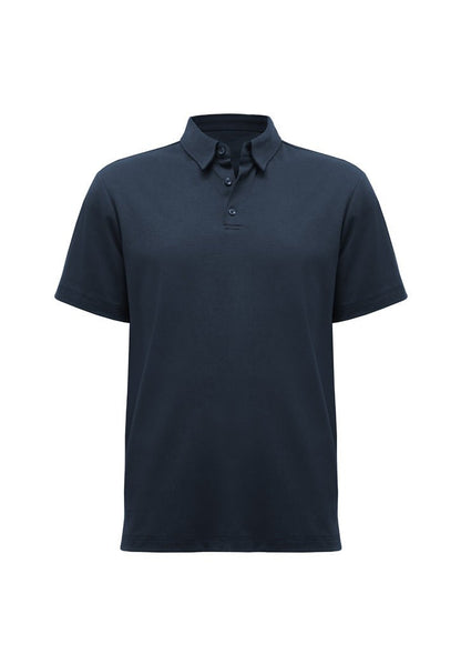 Men's Lotus Short Sleeve Polo UPF 50+ in Navy