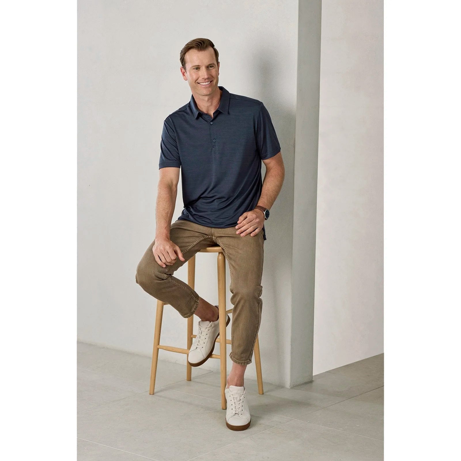 Mens Orbit Short Sleeve Polo - SunSafe Australia