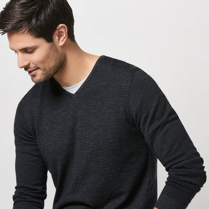 Men's Origin 100% Merino Wool Pullover V Neck - SunSafe Australia