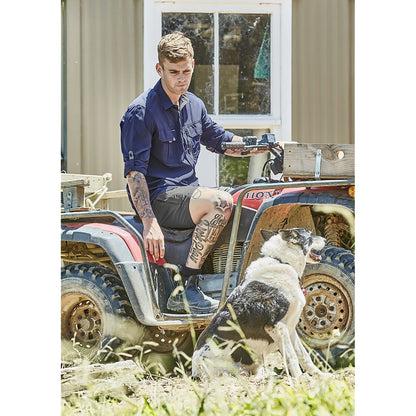 Mens Outdoor Long Sleeve Shirt UPF 30 to 50+ - SunSafe Australia
