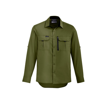 Mens Outdoor Long Sleeve Shirt UPF 30 to 50+ - SunSafe Australia