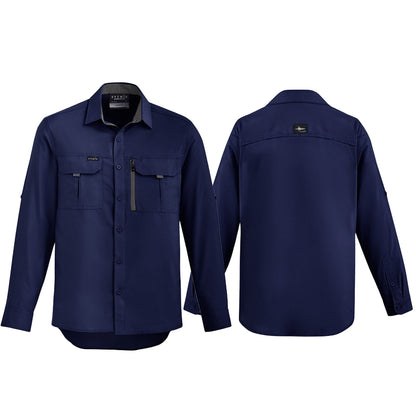 Mens Outdoor Long Sleeve Shirt UPF 30 to 50+ - SunSafe Australia
