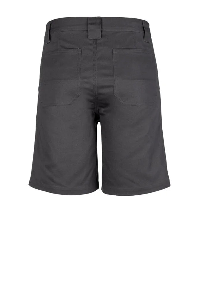 Syzmik Men's Plain Utility Short ZW011 in Black