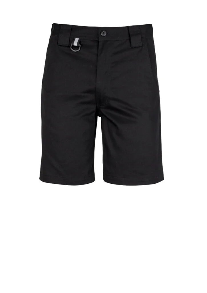 Syzmik Men's Plain Utility Short ZW011 in Black