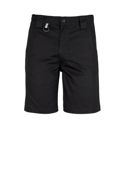 Syzmik Men's Plain Utility Short ZW011 in Black