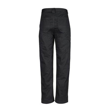 Syzmik Men's Plain Utility Work Pant 100% Cotton Drill in Black