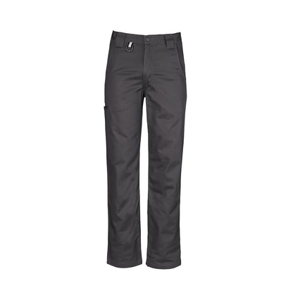 Syzmik Men's Plain Utility Work Pant 100% Cotton Drill in Black