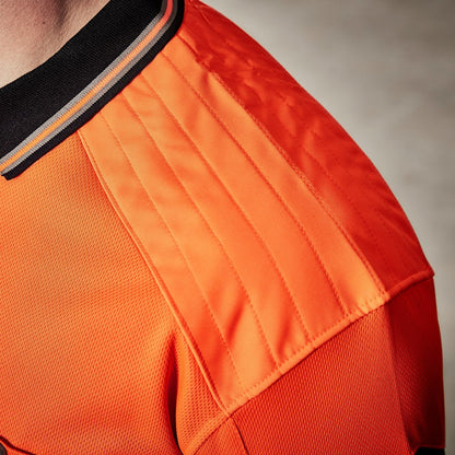 Men's Reinforced High Visibility Squad Short Sleeve Polo ZH465 - SunSafe Australia