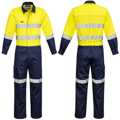 Men's Rugged Cooling High Visibility Taped Overall ZC804 - SunSafe Australia