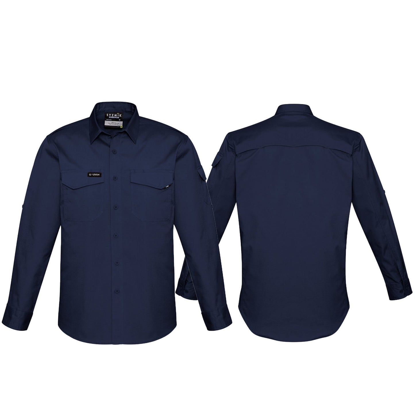 Mens Rugged Cooling Long Sleeve Shirt UPF 50+ - SunSafe Australia