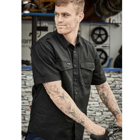 Men's Rugged Cooling Short Sleeve Shirt UPF 50+ - SunSafe Australia