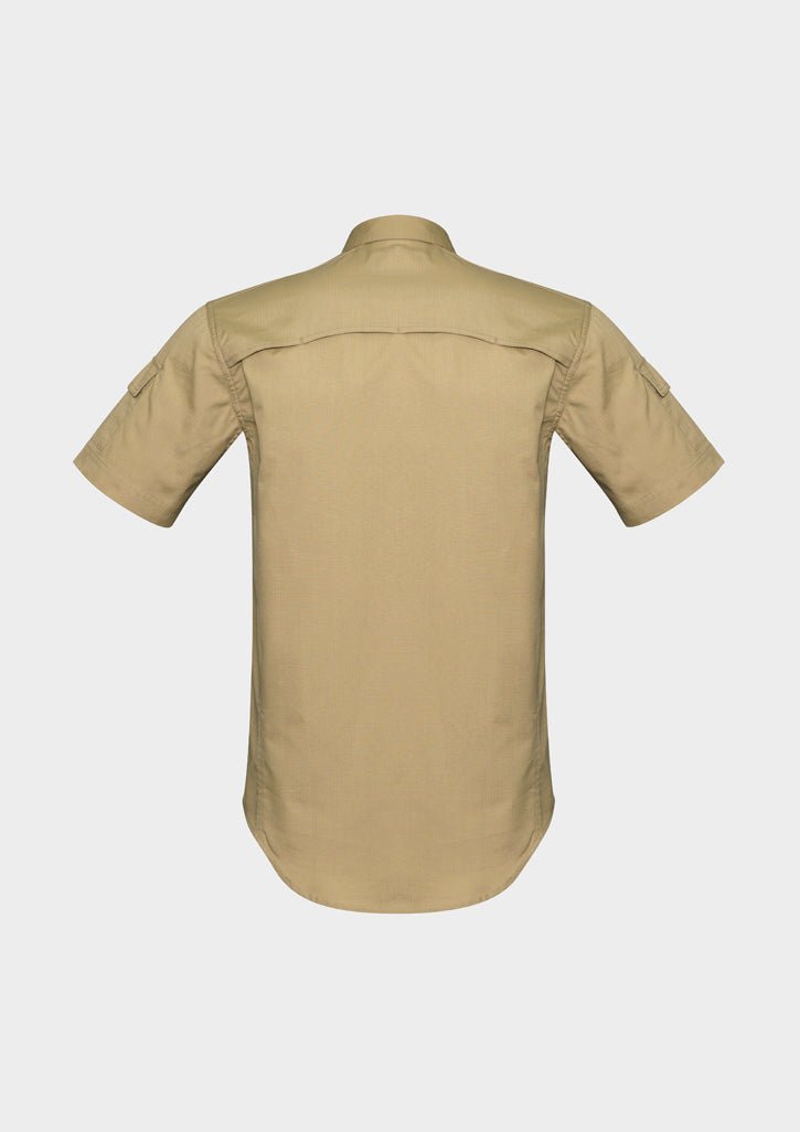 Men's Rugged Cooling Short Sleeve Shirt UPF 50+ in Navy Blue