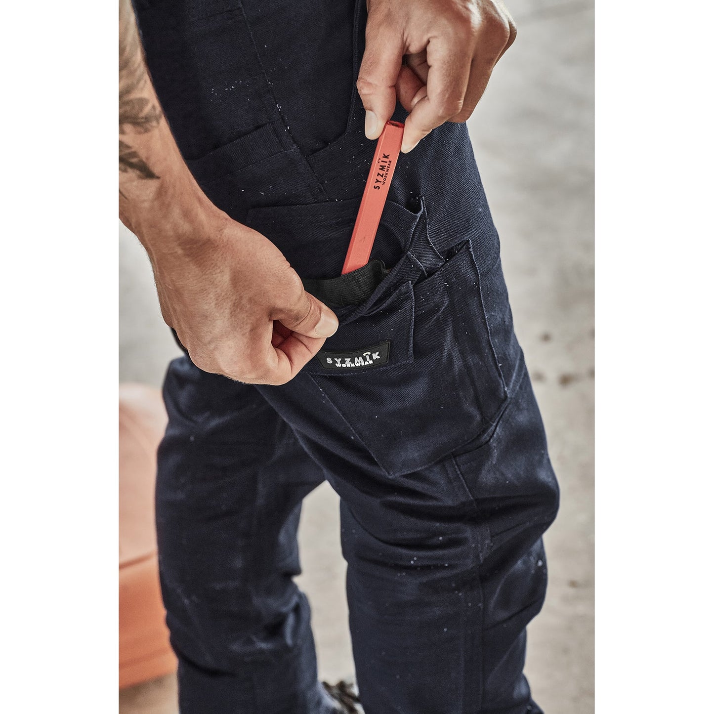Syzmik Men's Rugged Cooling Stretch Pant in Khaki