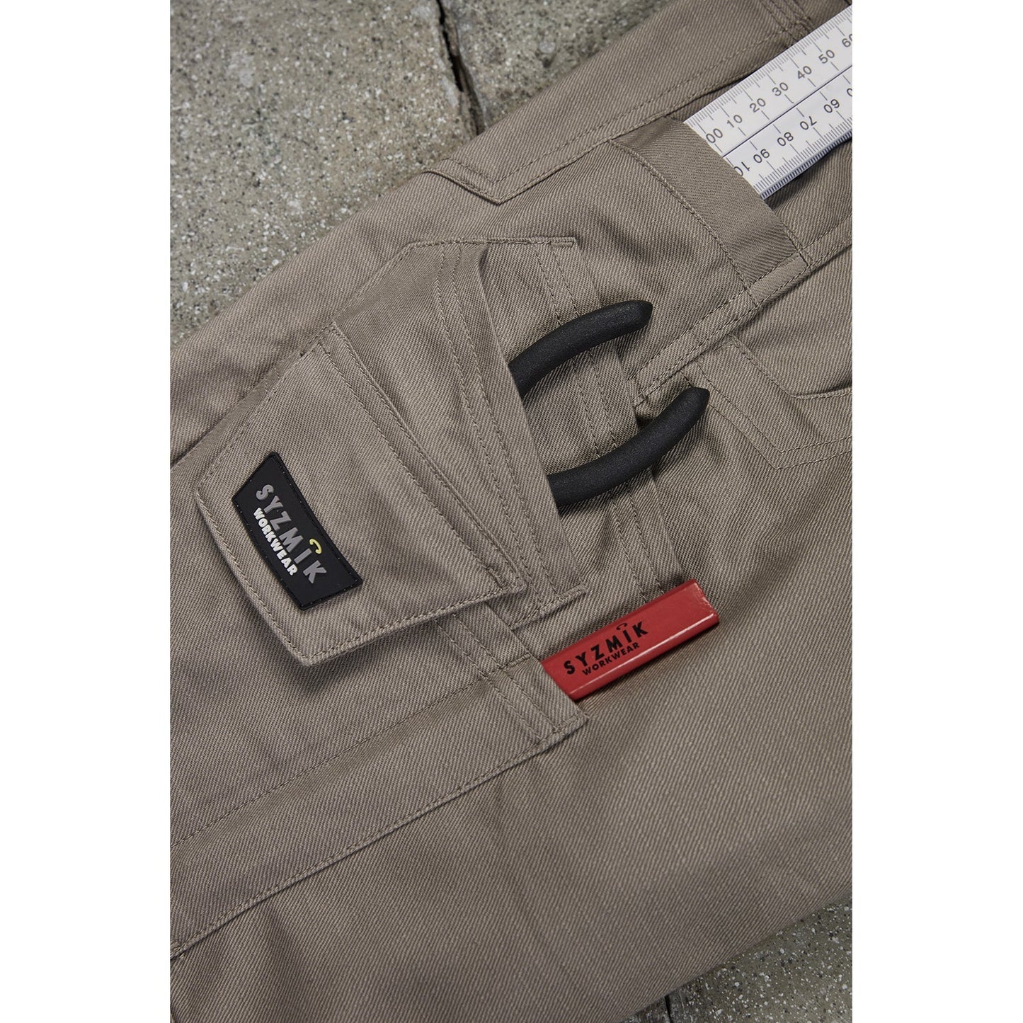 Syzmik Men's Rugged Cooling Stretch Pant in Black
