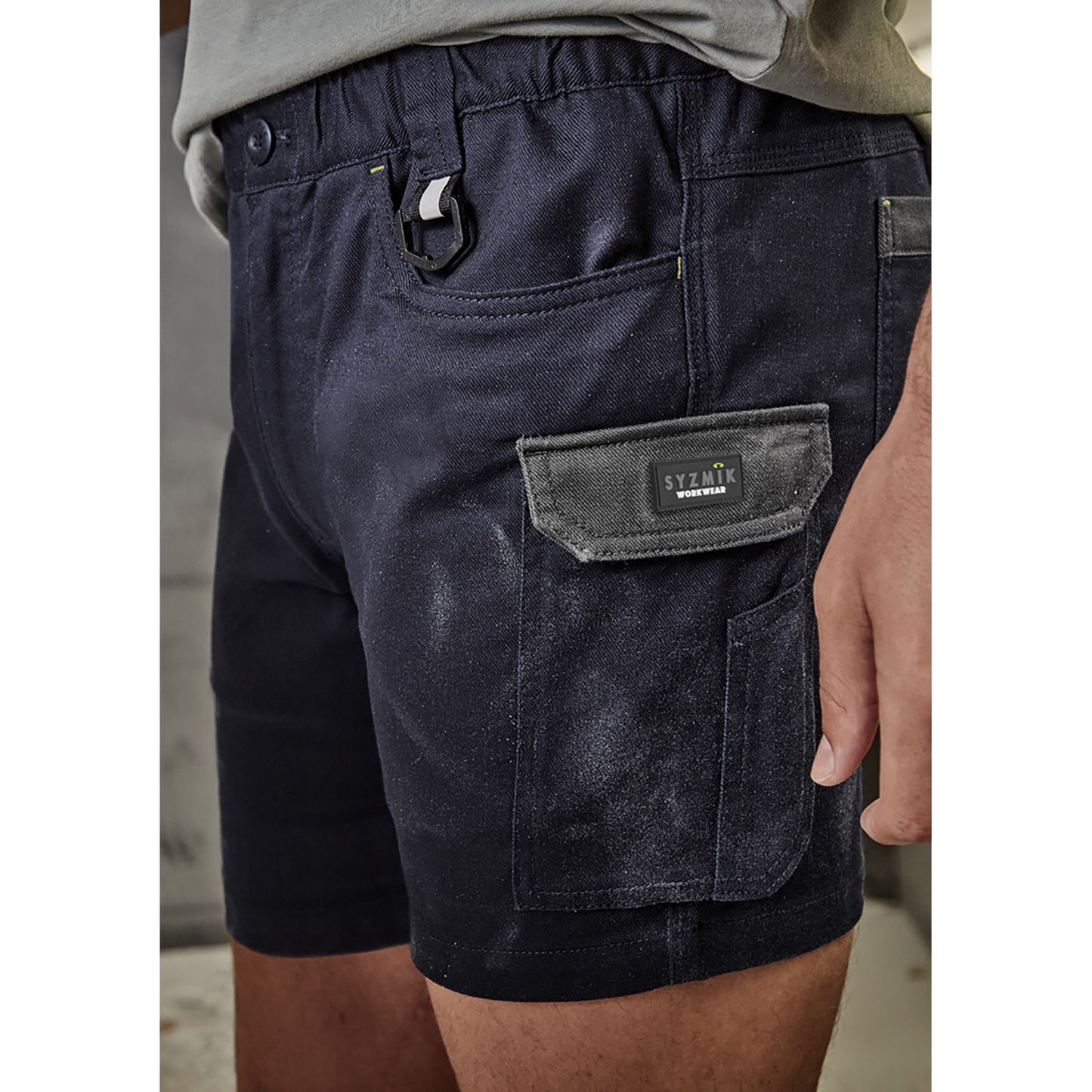 Men's Rugged Cooling Stretch Short Short in Khaki