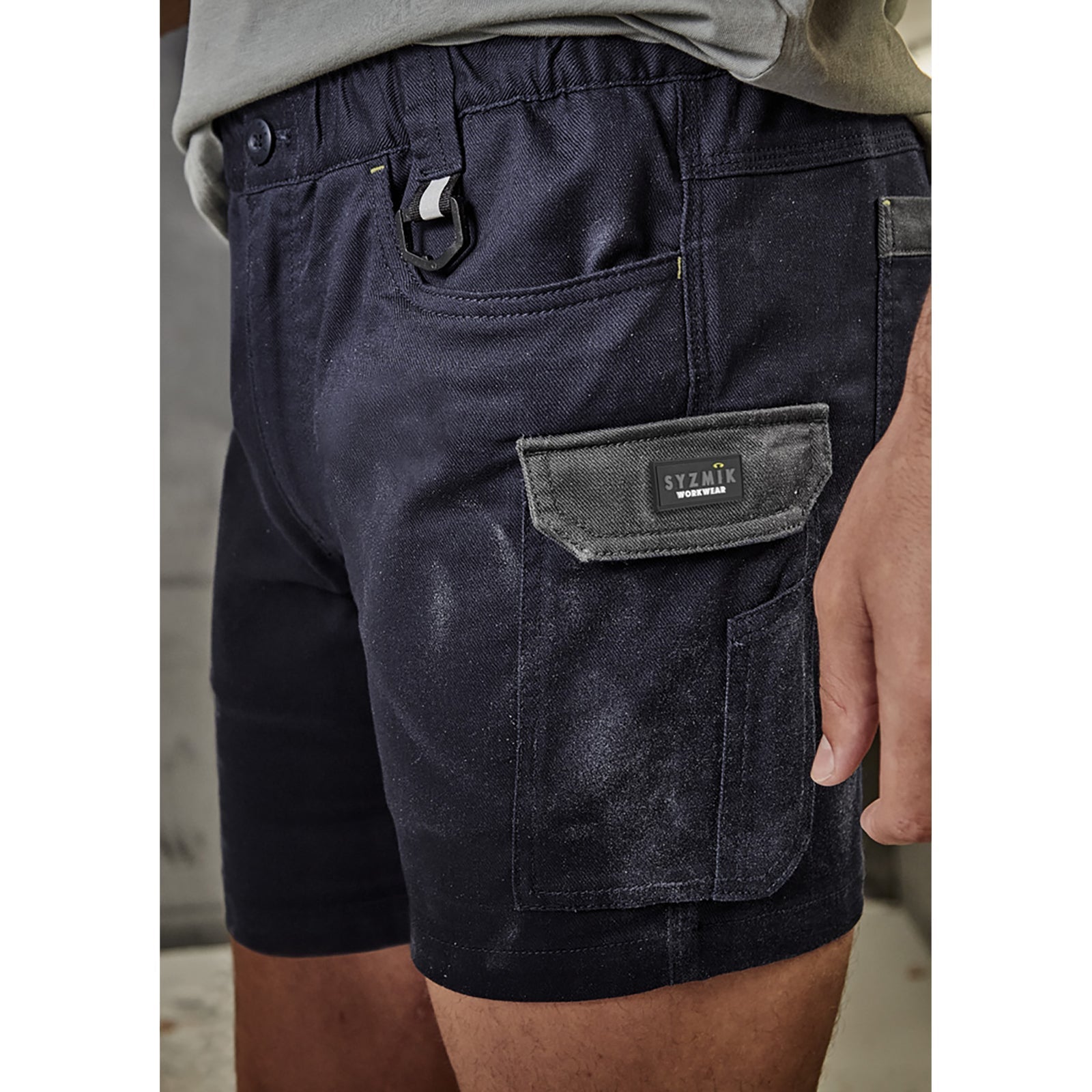 Men's Rugged Cooling Stretch Short Short in Khaki
