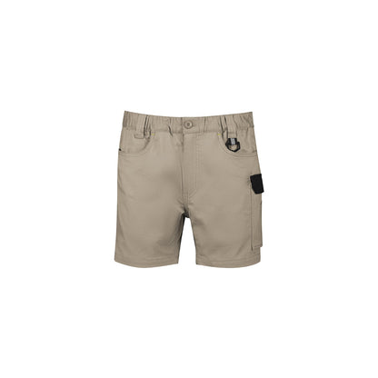 Men's Rugged Cooling Stretch Short Short in Khaki