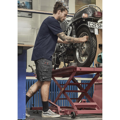 Men's Rugged Cooling Stretch Short ZS605 in Khaki