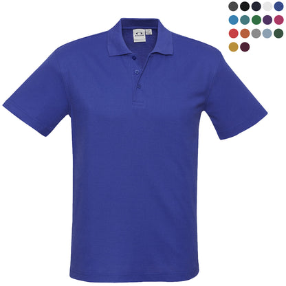 Mens Crew Short Sleeve Polo