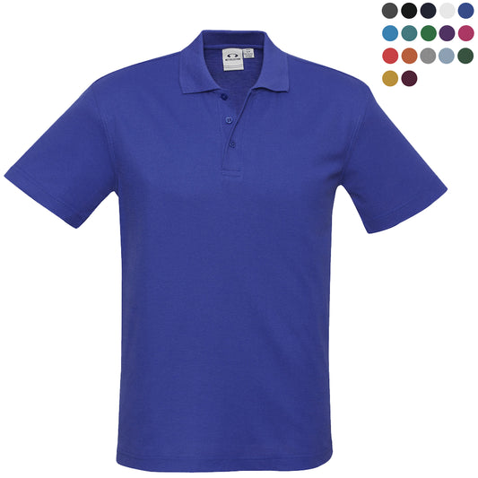 Mens Crew Short Sleeve Polo
