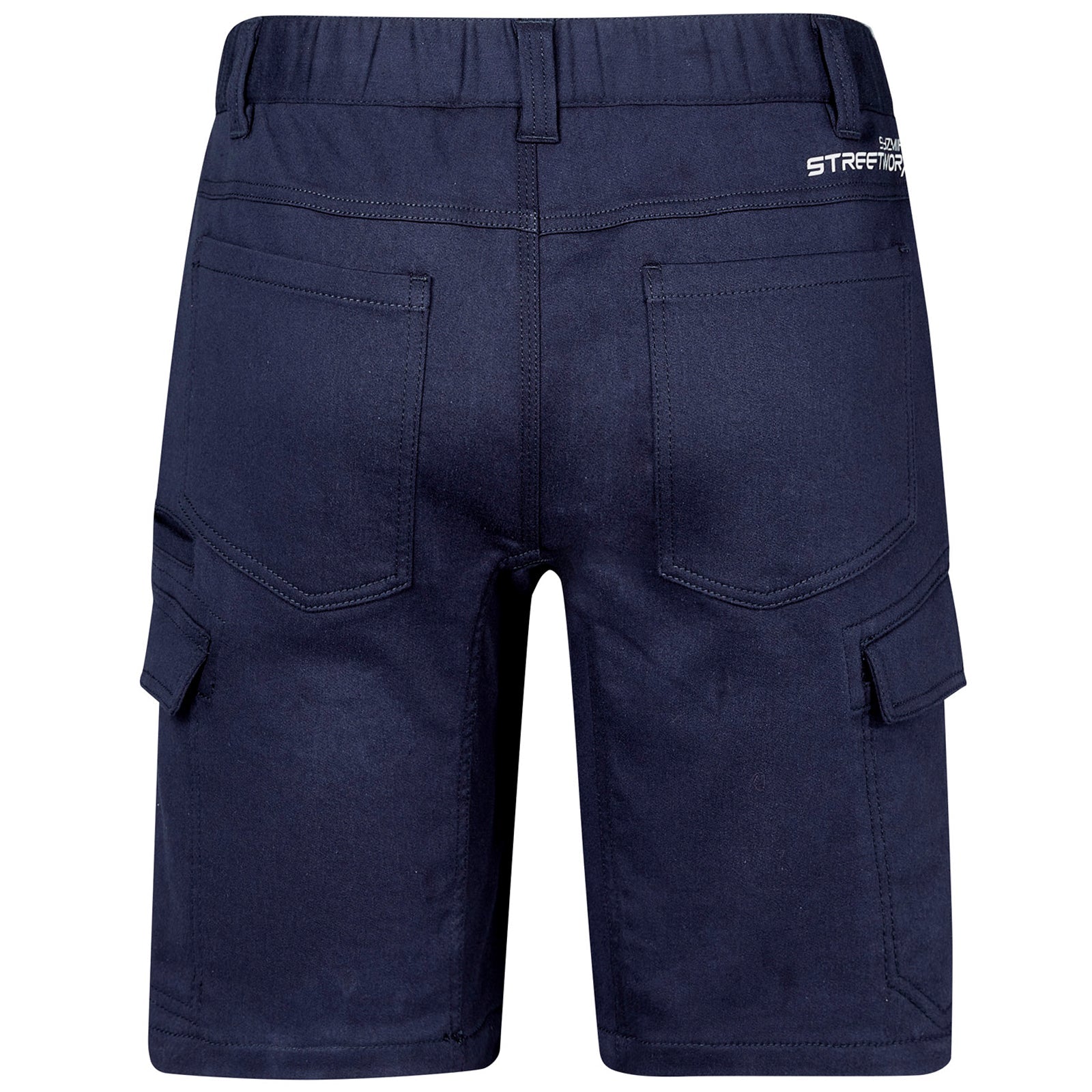 Syzmik Men's Streetworx Comfort Shorts ZS445 in Navy Blue