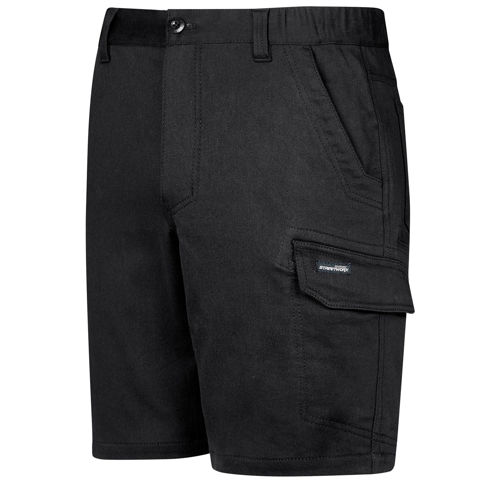 Syzmik Men's Streetworx Comfort Shorts ZS445 in Navy Blue